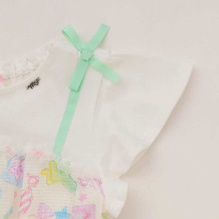 [Restock] Candy Pattern Docking Dress,Lemon yellow, medium image number 3