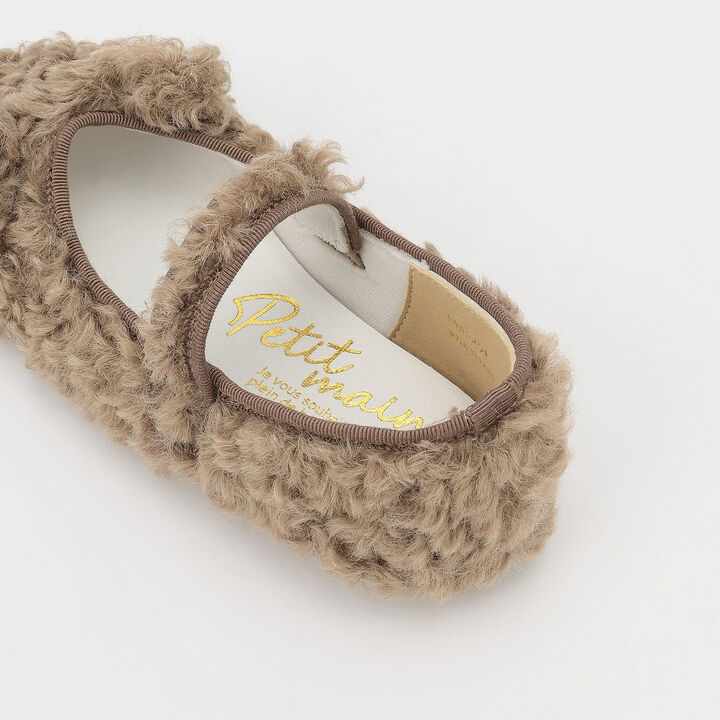 Animal Boa Slip-On Shoes,Ivory, medium image number 2