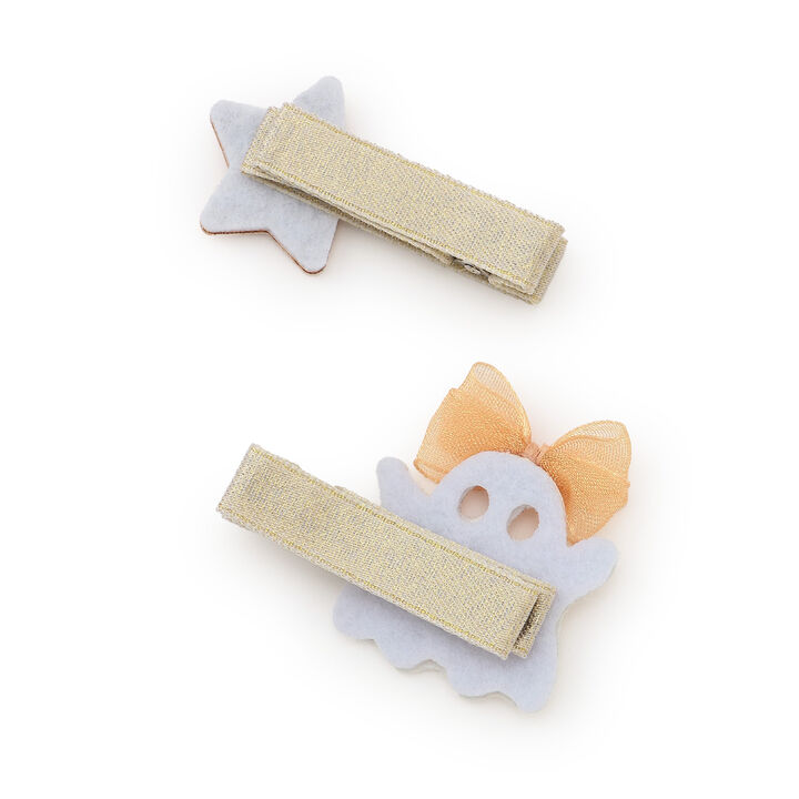 幽靈髮夾組合,象牙白, medium image number 1