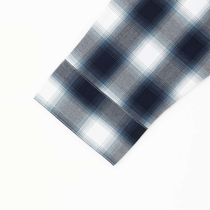 [LTXC] Checkered Shirt Parka,Sax blue, medium image number 10