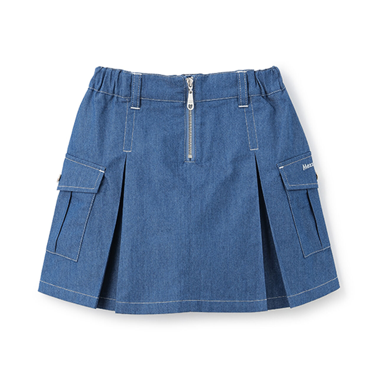 Front ZIP Culotte Skirt,Lavender, large image number 11