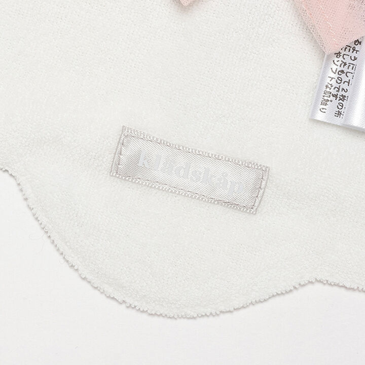 Floral Pattern Scallop Trim Bib,Light pink, medium image number 8