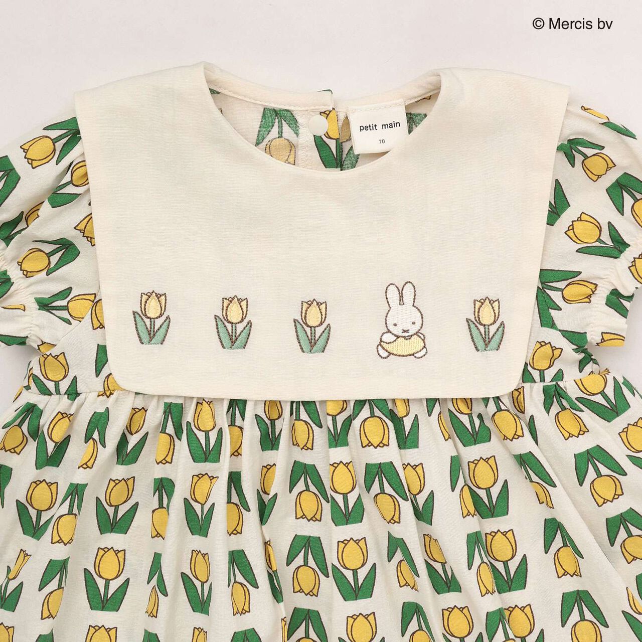 [miffy] Tulip Pattern Romper,Red, large image number 6