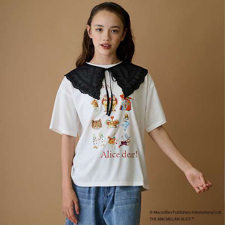 [AMI] Macmillan Alice Glitter Tulle T-Shirt Set,Off white, medium image number 19