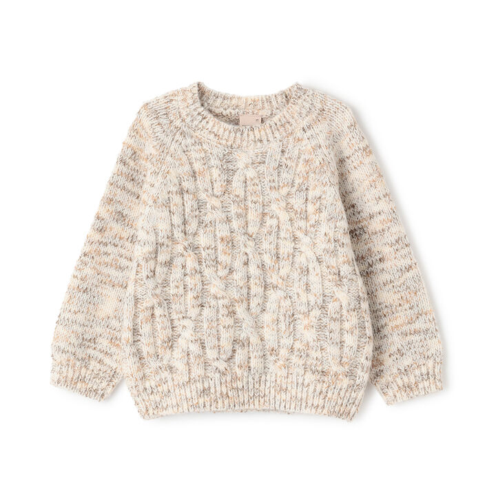 Washable Mixed Yarn Knitwear,, medium