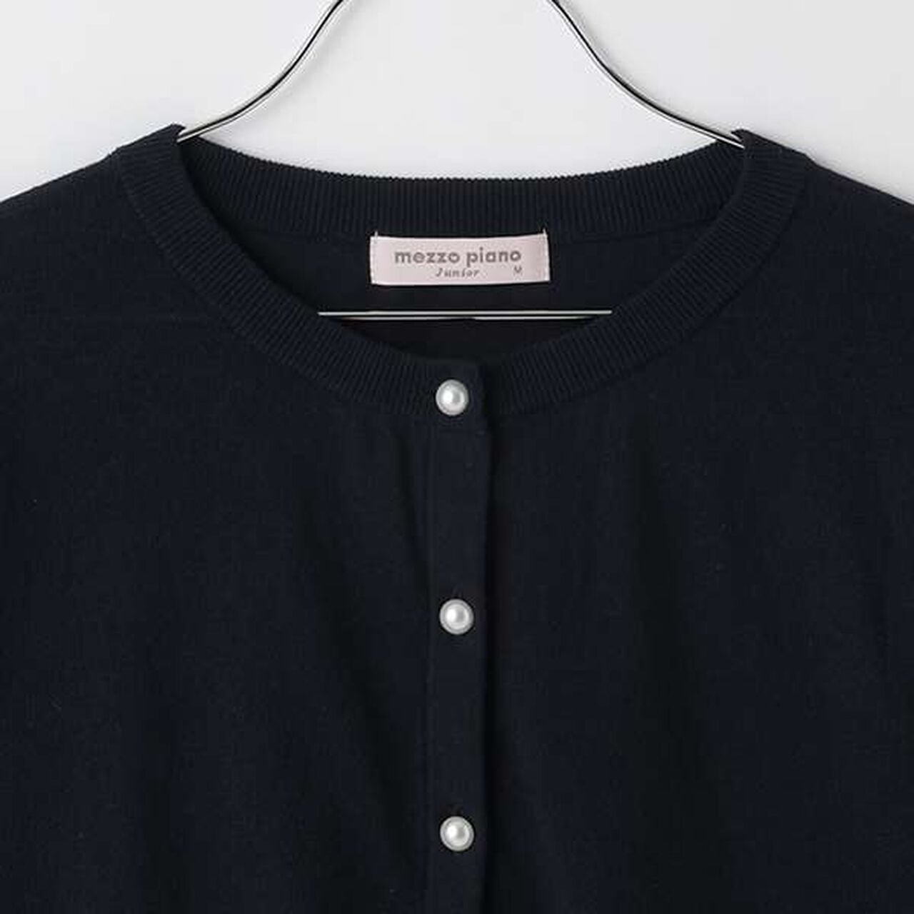 Pearl Button Cardigan,Off white, large image number 2