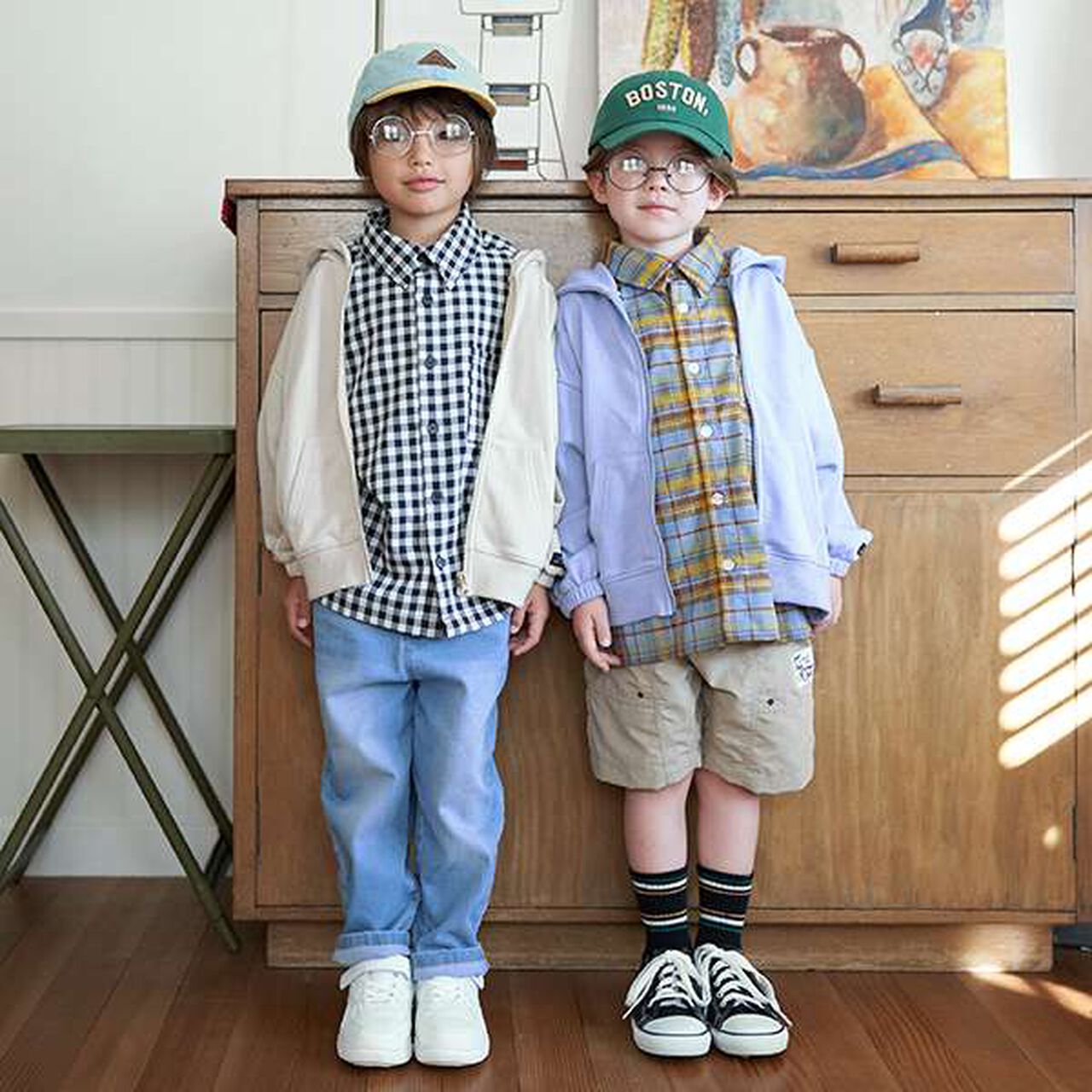 [Versatile Item] Drop Simple Zip Parka,Sax blue, large image number 10