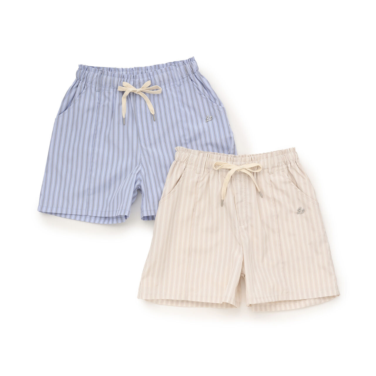 [Set Available] Chill Easy Stripe Shorts,Blue, large image number 5