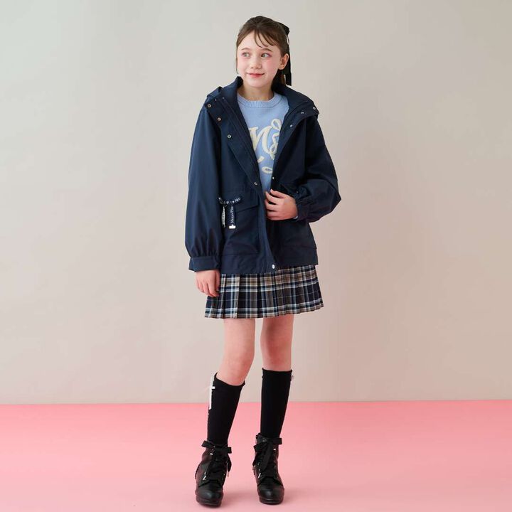 Water-Repellent Logo Ribbon 3-Way Mountain Parka,Beige, medium image number 26