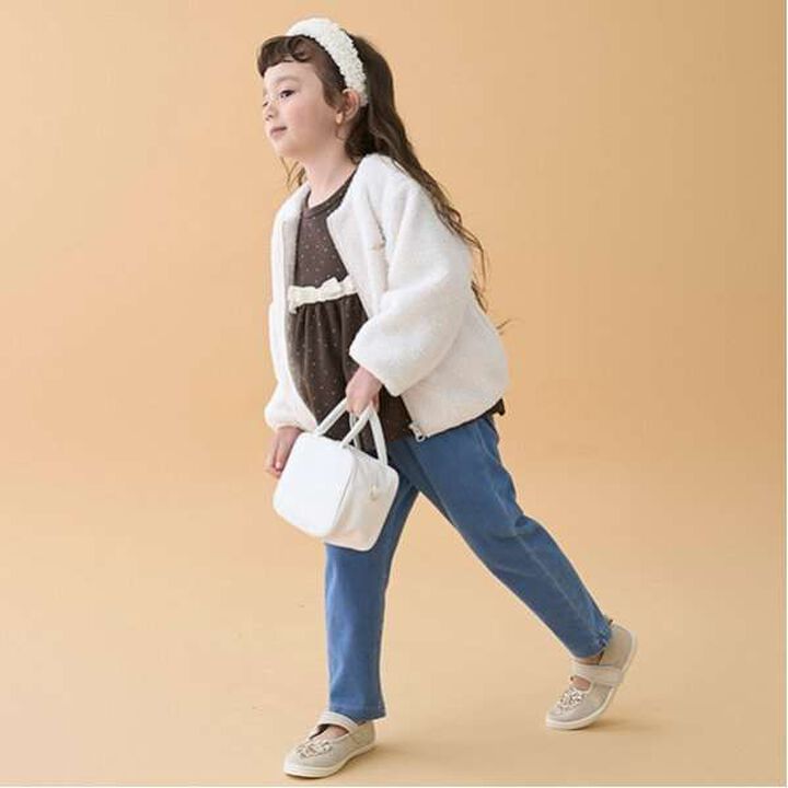 [Link] Fleece Zip-Up Jacket,Charcoal gray, medium image number 5