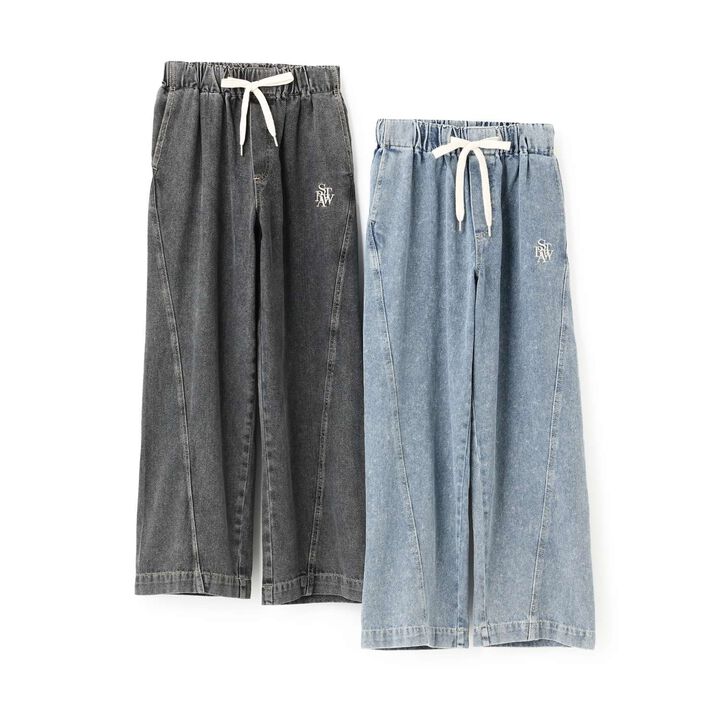 Easy Pull-On Summer Pants,Blue, medium image number 3