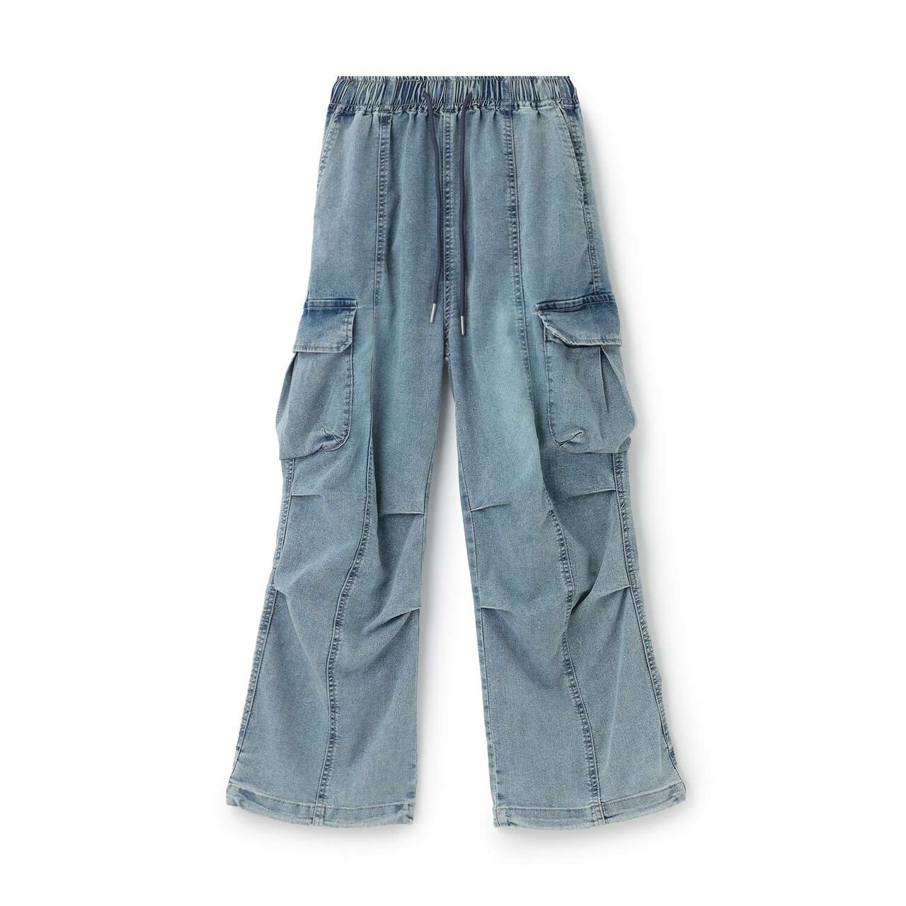 LTXC Quick-Dry Stretch Denim Cargo Pants,Blue, large image number 0