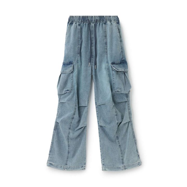 LTXC Quick-Dry Stretch Denim Cargo Pants,Blue, medium image number 0
