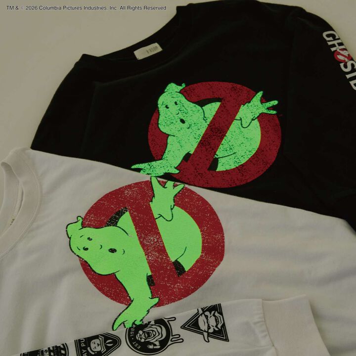 [Ghostbusters] Phosphorescent Logo Long-Sleeve T-Shirt for Boys Kids,Ivory, medium image number 22