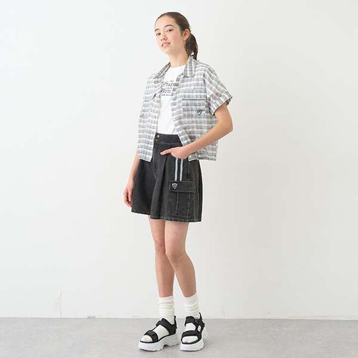 Sheer Shirt + Logo T-Shirt Set,White, medium image number 14