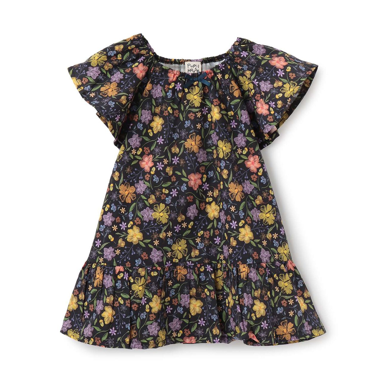 Nuance Floral Pattern One-Piece Dress,Off white, large image number 8