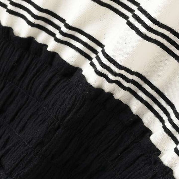 Ribbon & Tiered Docking Dress,Blue, medium image number 7