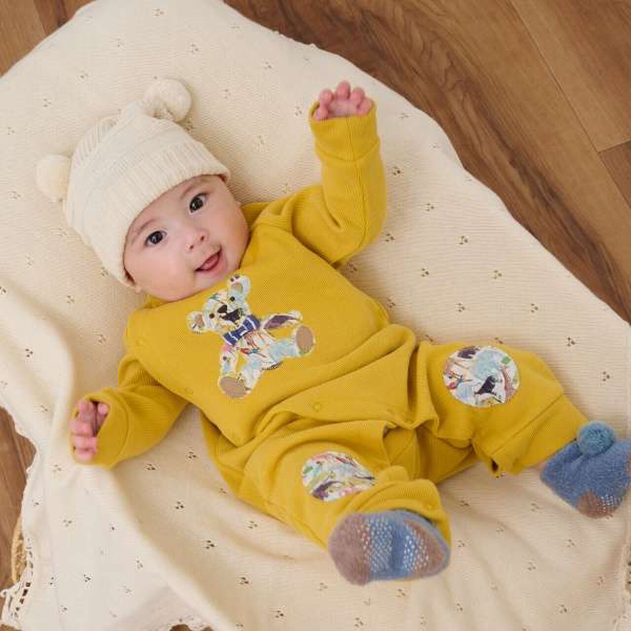 Organic Bonbon Hat [Made in Japan],Pearl white, large image number 12