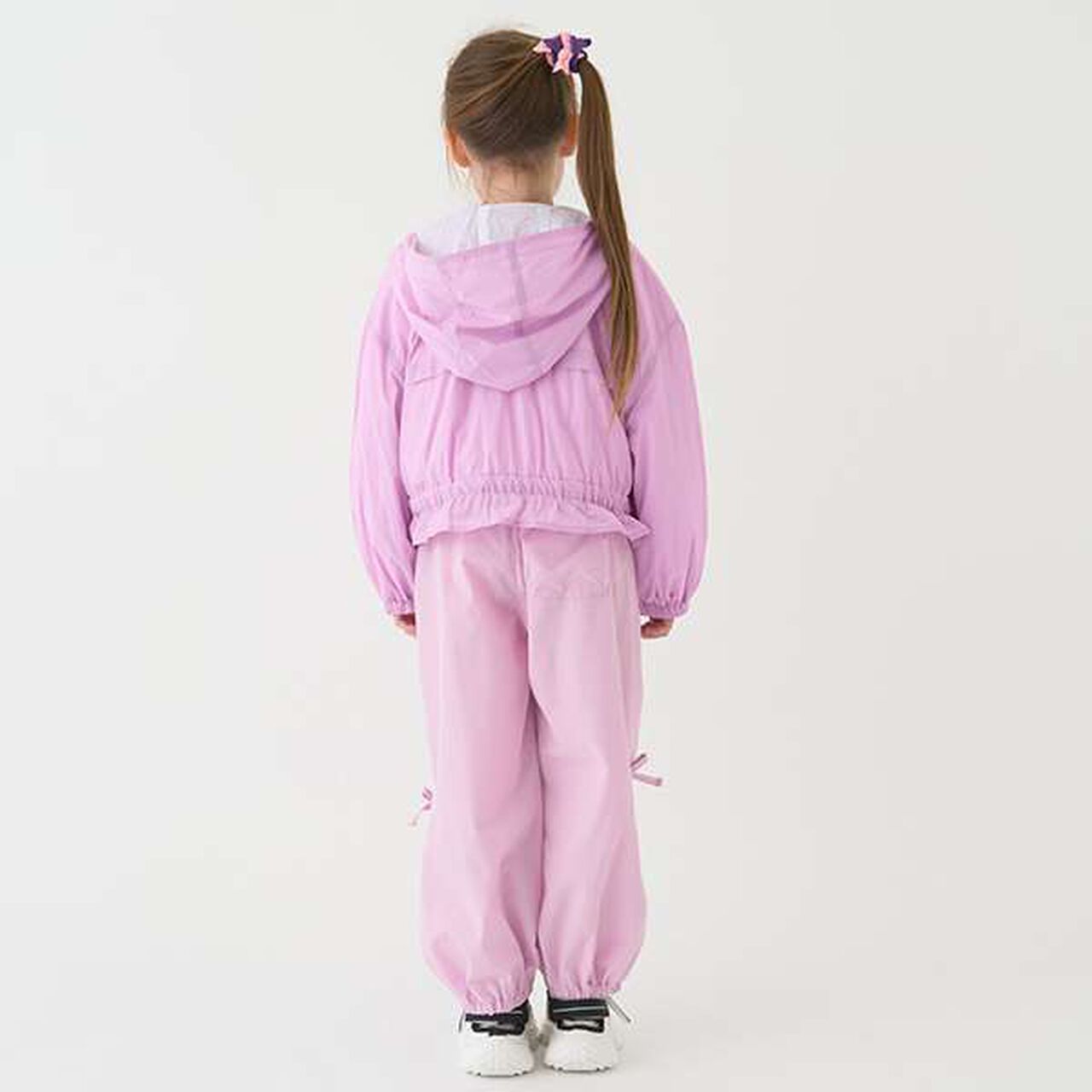 Water-Repellent Drawstring Pants,Lavender, large image number 8