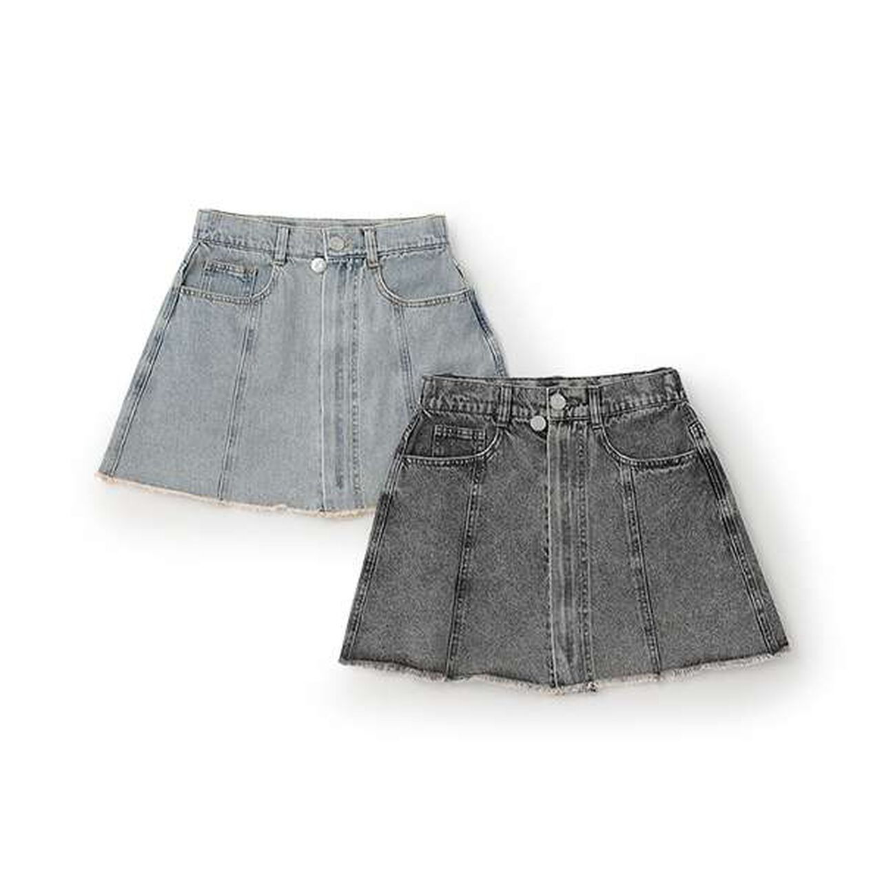 [LTXC] 2 WAY Wrap Skirt,Blue, large image number 5