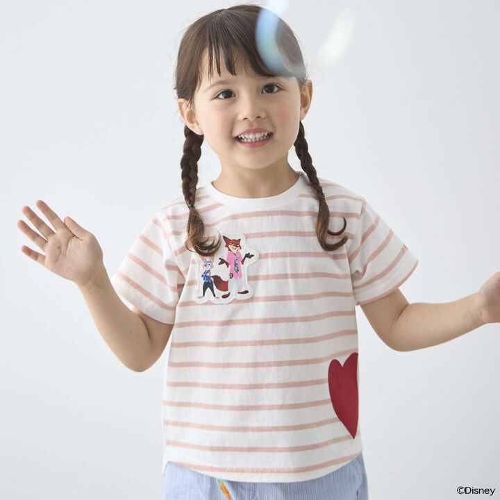 [Zootopia] Cool Touch Heart Appliqu&eacute; T-Shirt,, medium