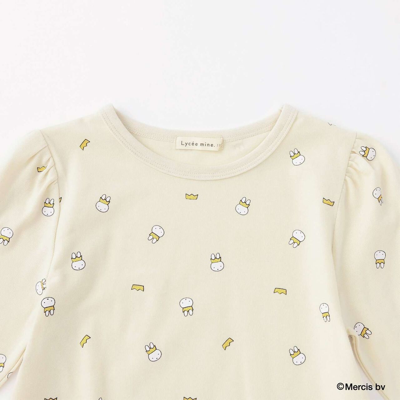 [Miffy] All-Over Pattern Scalloped Hem A-Line T-Shirt,Lavender, large image number 6