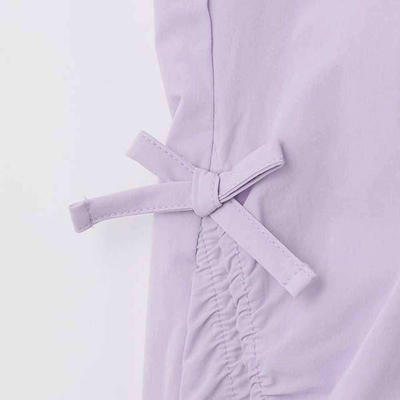 Water-Repellent Drawstring Pants,Lavender, large image number 17