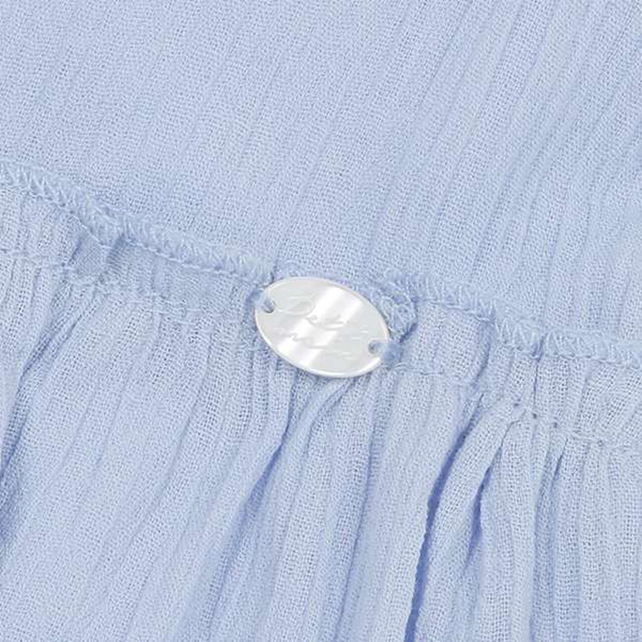 Smile Series Crinkled Tunic (Kids),Light gray, large image number 14