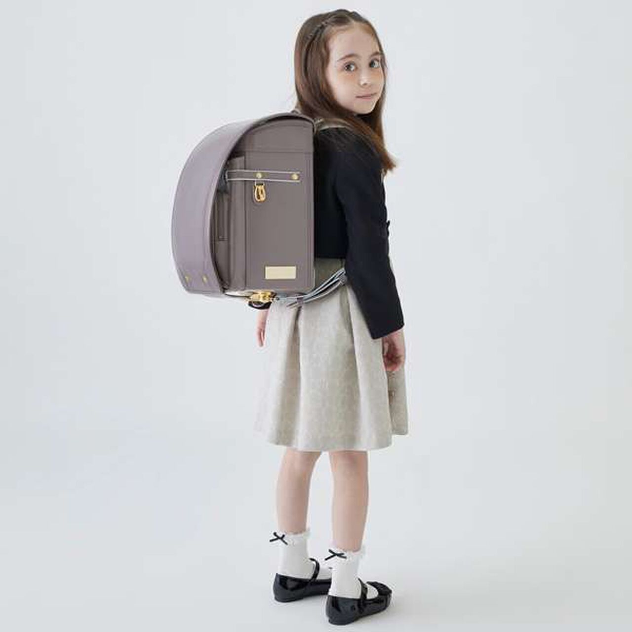 [Web Exclusive] School Backpack [Stripe Pattern],Camel, large image number 20