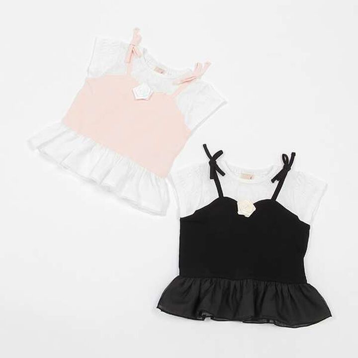 Rose Peplum T-Shirt,Light pink, medium image number 11