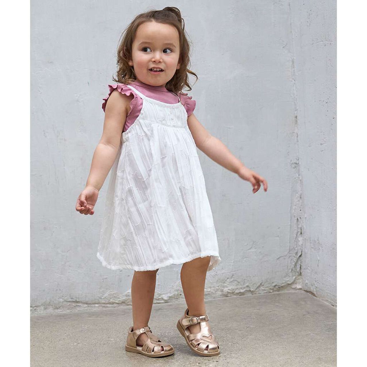 [Link] Jacquard Camisole Dress Set,Turquoise, large image number 2