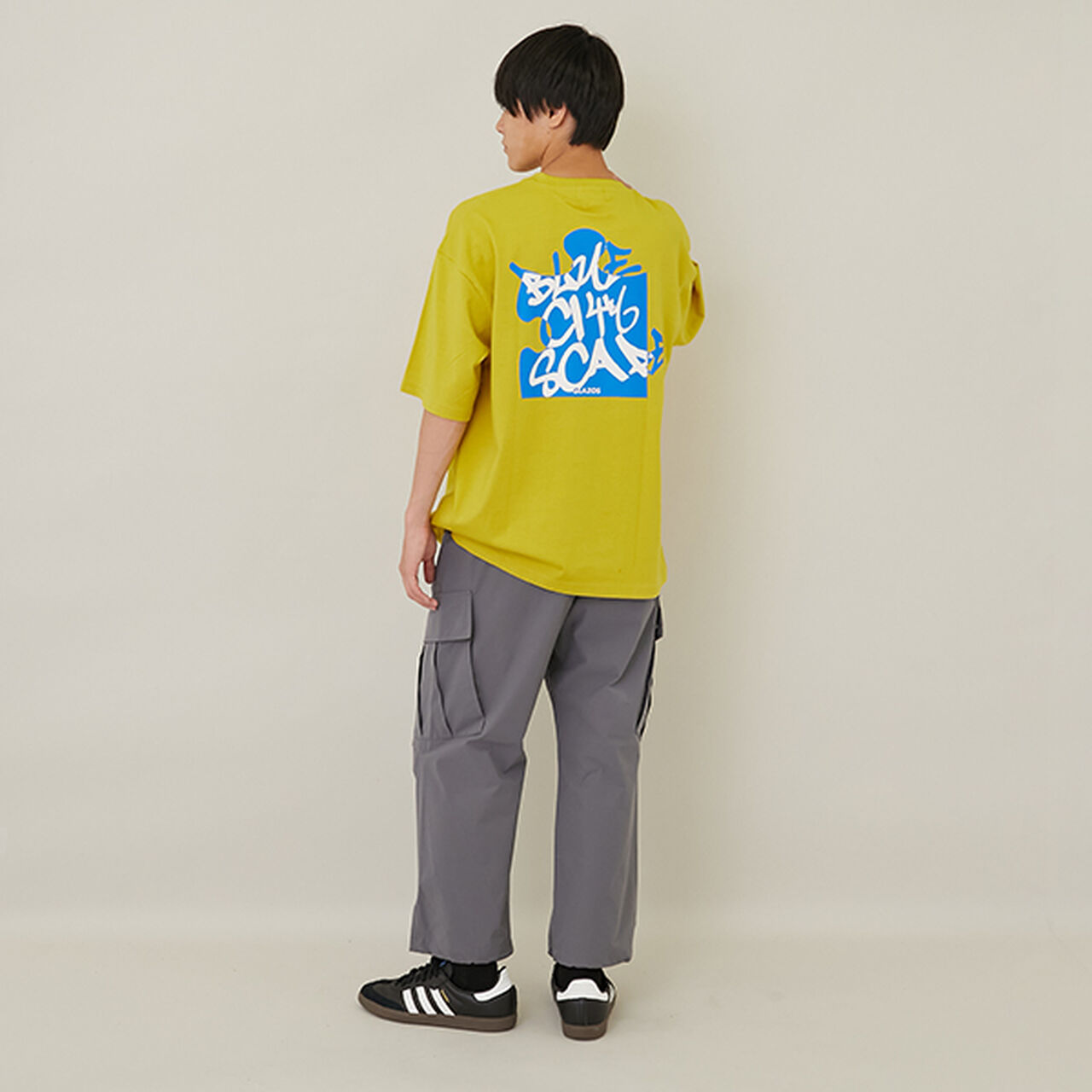 [Easycare] Poly Lip 8/10 Pants,Black, large image number 20