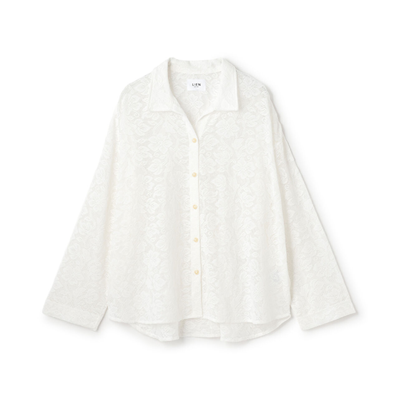[Link] Lace Cardigan,Ivory, large image number 0