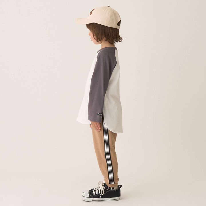 Tomo Pants with Side Line Tapered Design,Greige, medium image number 26