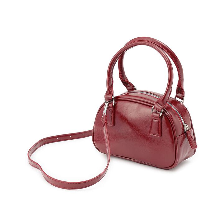 Mini Boston Bag (Featured in Cuugal August Issue),Brown, medium image number 5