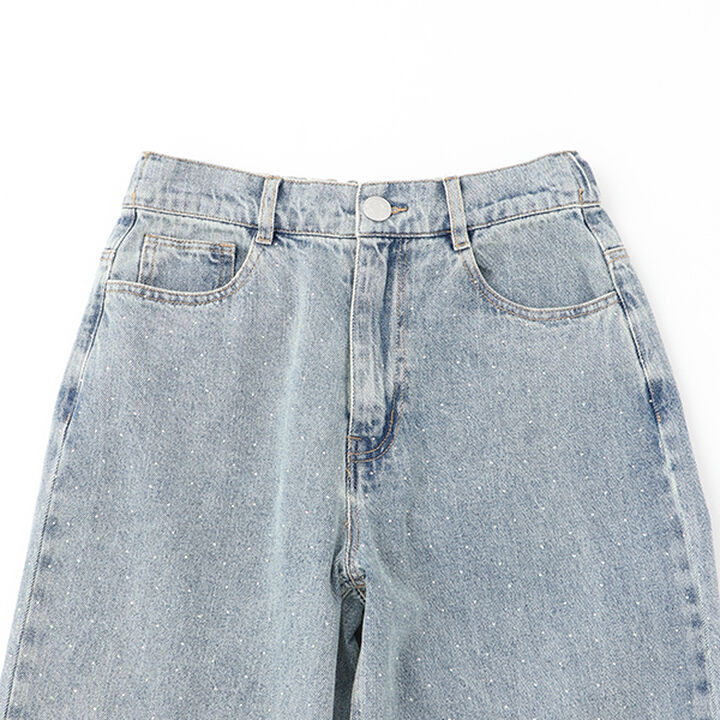 Sparkling Denim Pants,Gray, medium image number 2