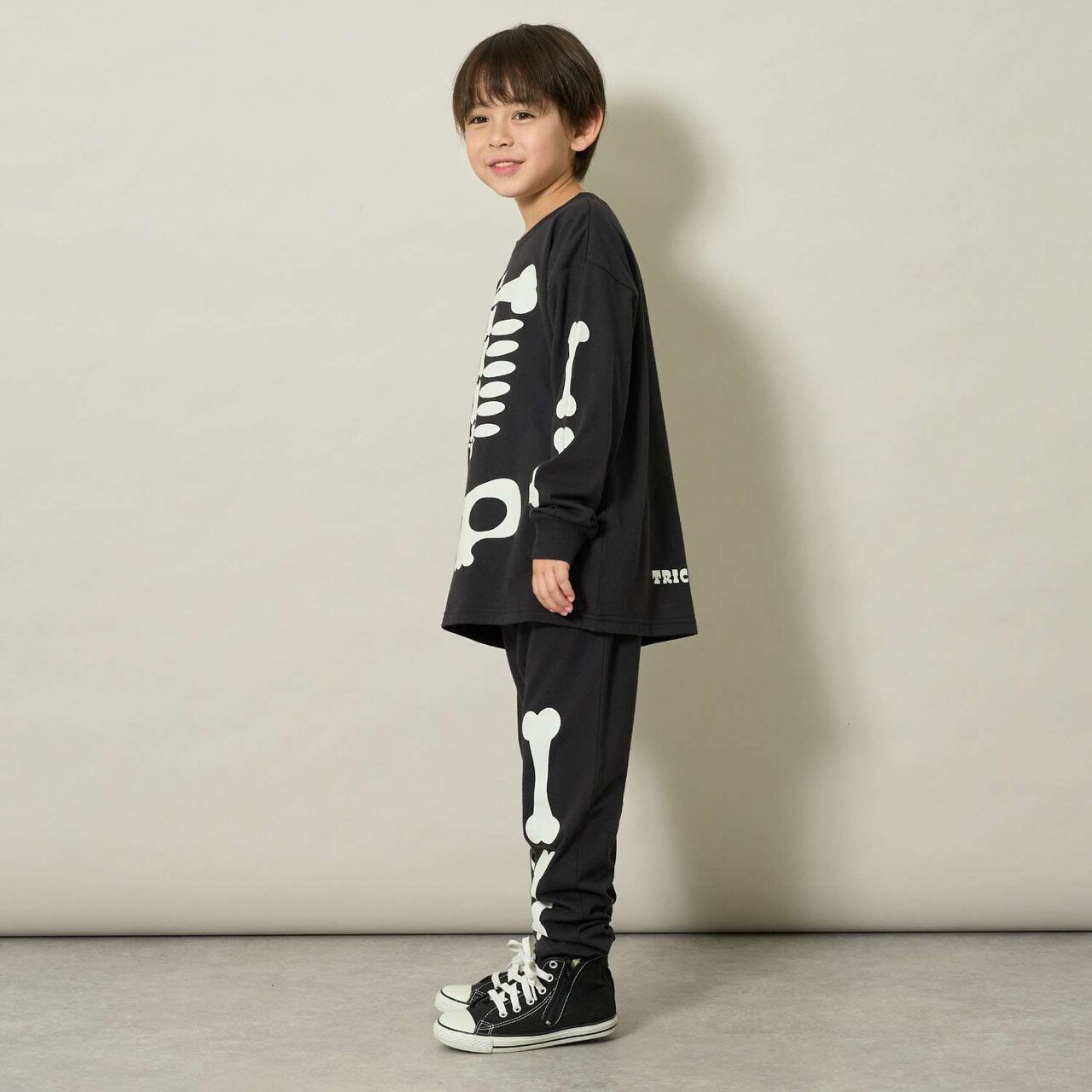 [Halloween] Phosphorescent Muteki Jersey Bone & Mummy Assortment Outfit Set,Ivory, large image number 5