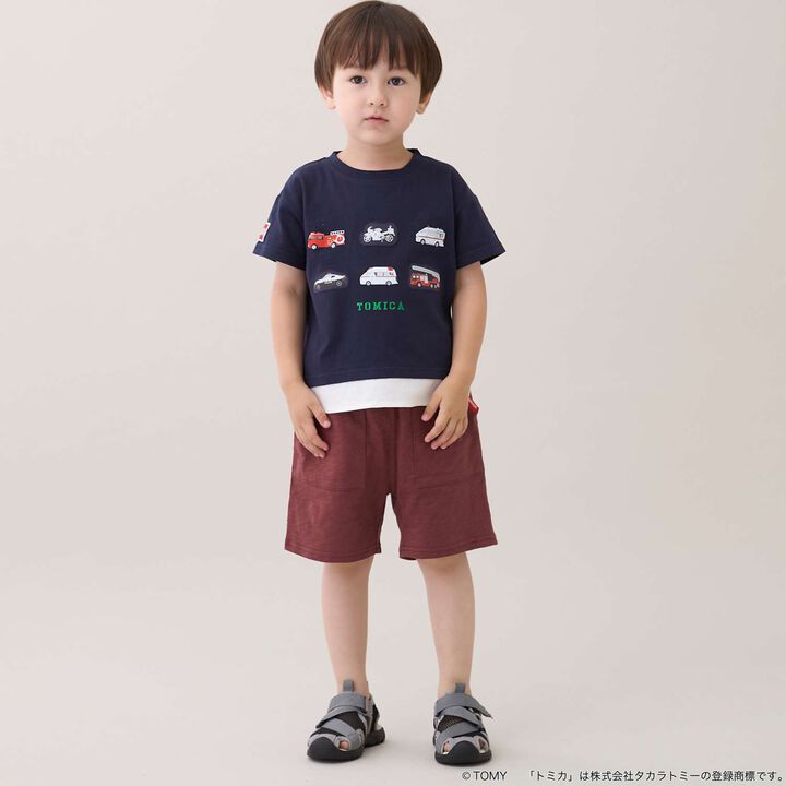 [TOMICA] 下襬拼接短袖T恤,多色, medium image number 9