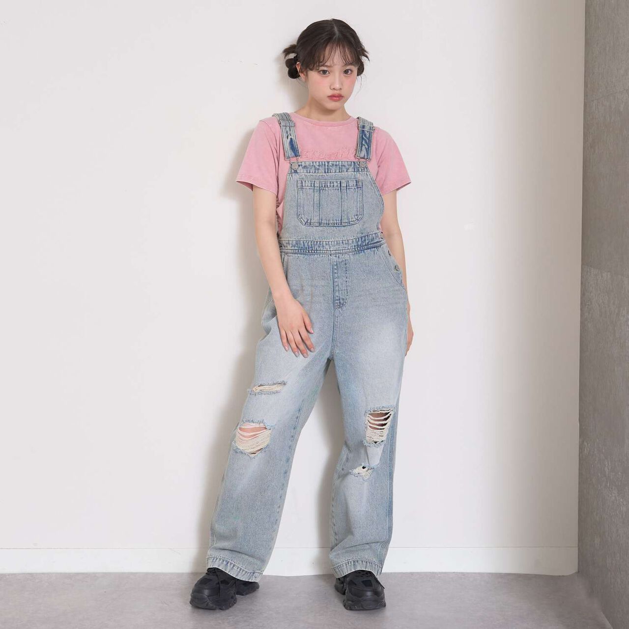 [BS] Denim Overalls,Blue, large image number 7
