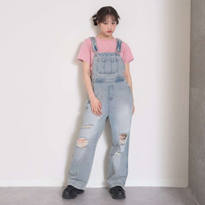 [BS] Denim Overalls,Blue, medium image number 7