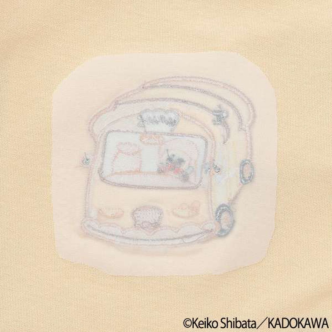 [Bread Thief] Appliqu&eacute; Long-Sleeve T-Shirt,Off white, large image number 13