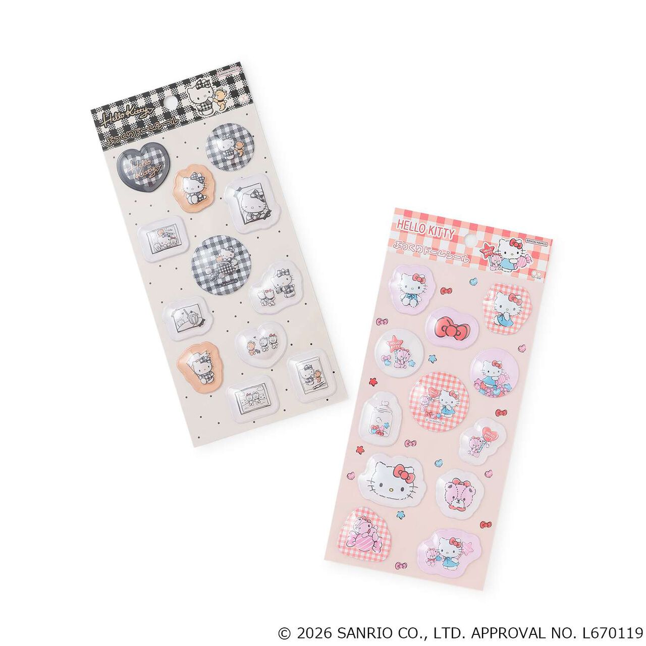 [Sanrio] Puffy Dome Stickers,Red, large image number 4