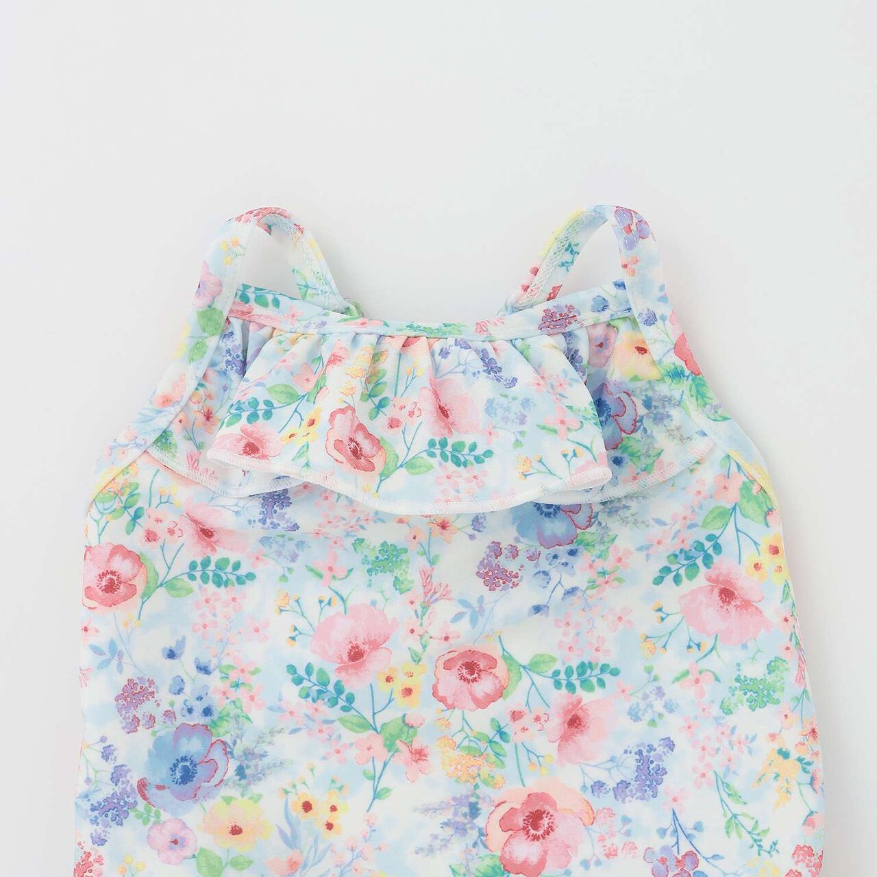 [SWIM] Girls' Floral Pattern One-Piece Swimwear [UV Protection],Pink, large image number 3