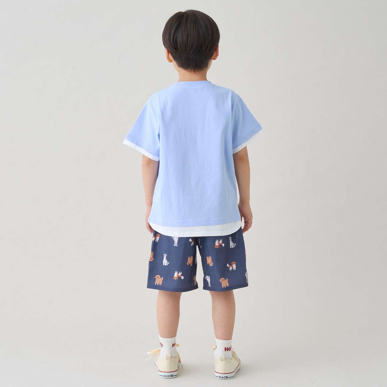 Assorted Embroidery T-Shirt,Milky white, large image number 3