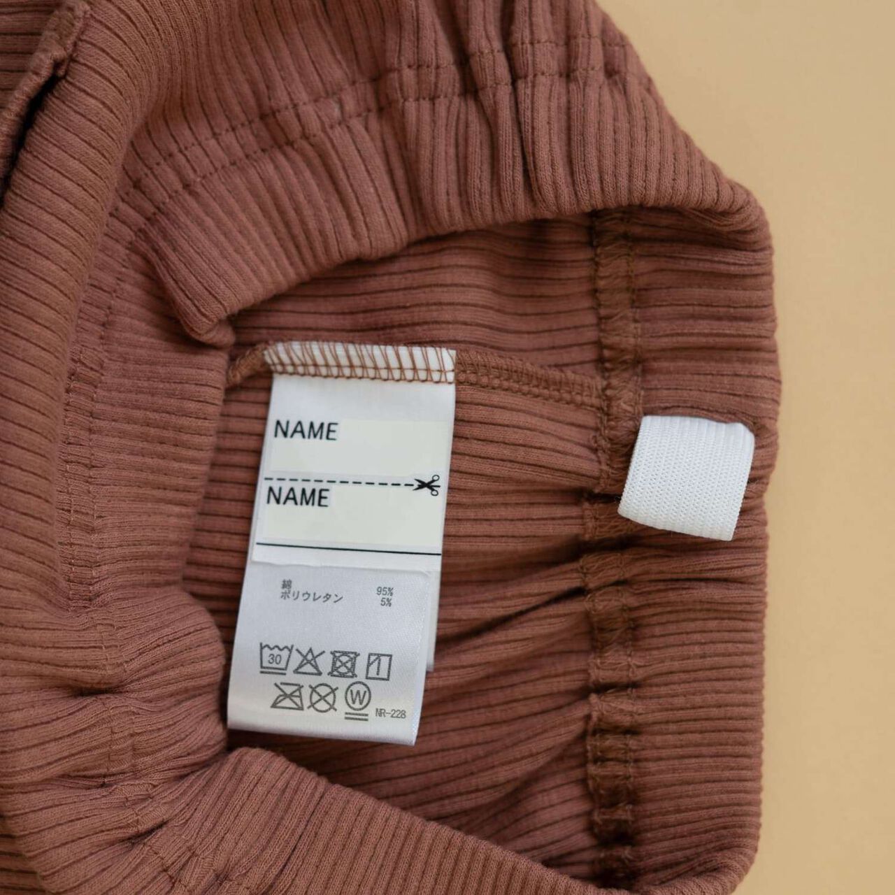 [365D] Anti-Stain Ribbed Leggings,Blue, large image number 9