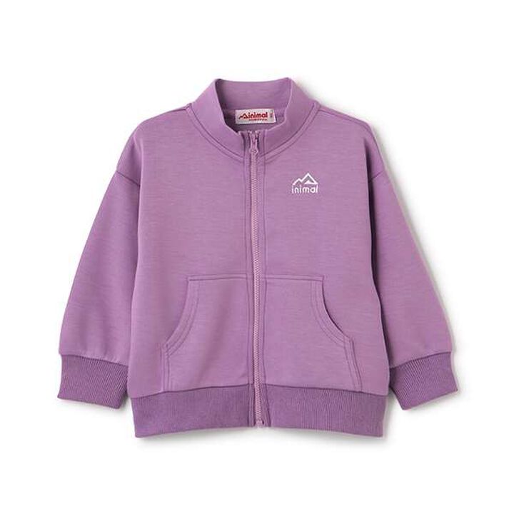 [Water-Repellent] Ponte Zip Stand Collar,Black, medium image number 7