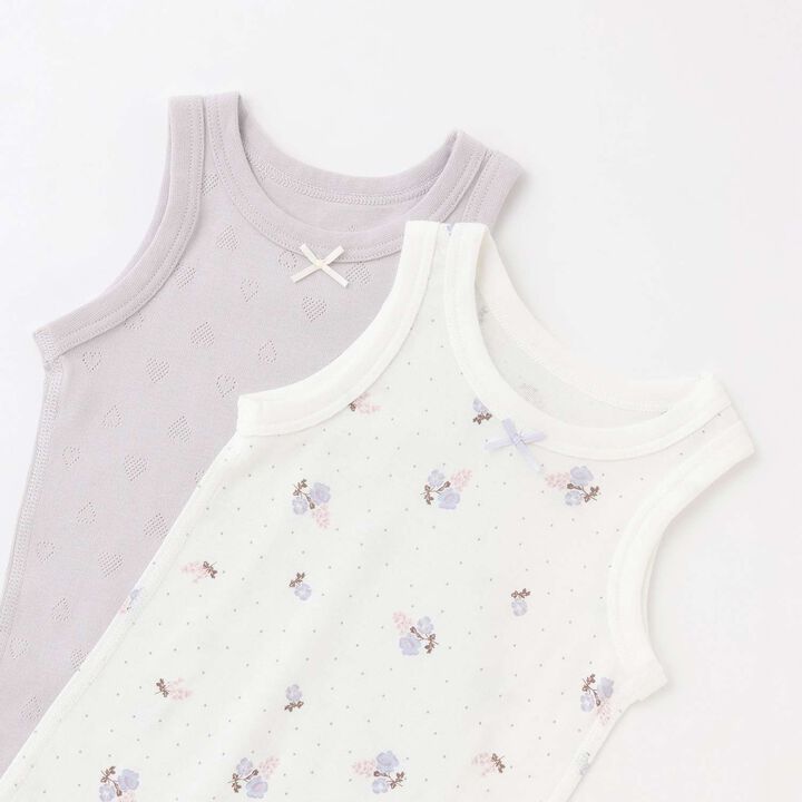 [Weak Acidity] Girls' Tank Undergarments 2P,Light pink, medium image number 2