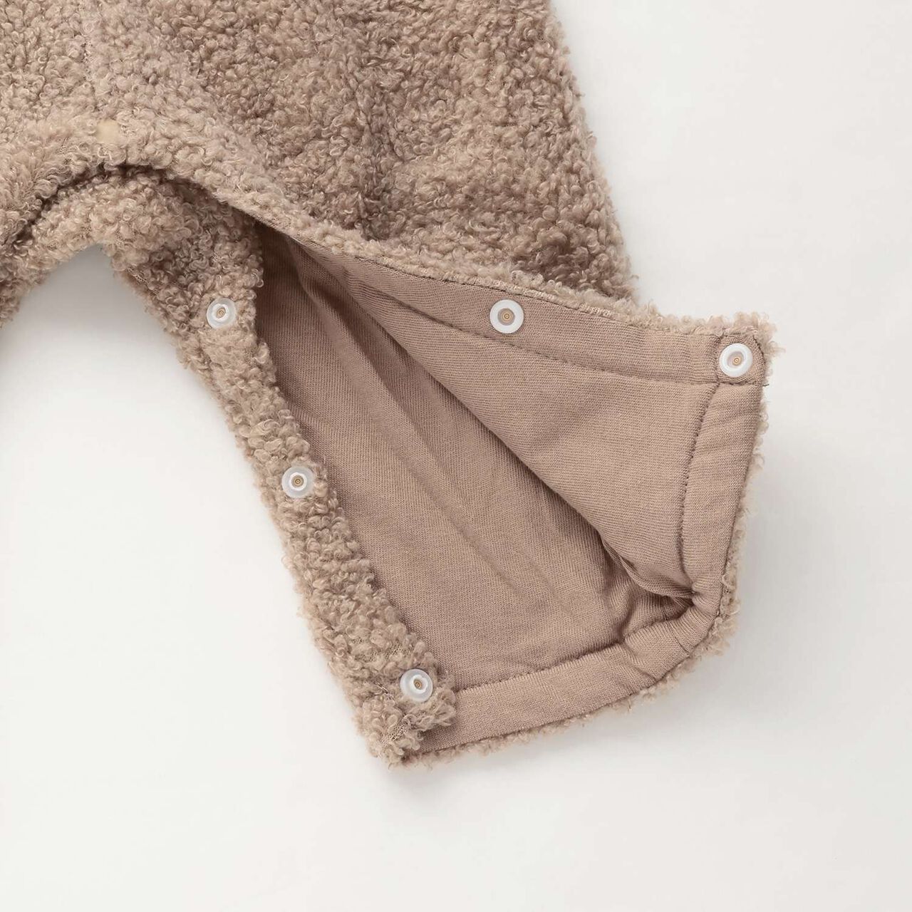 Fluffy Bear Overall Set,Ivory, large image number 11