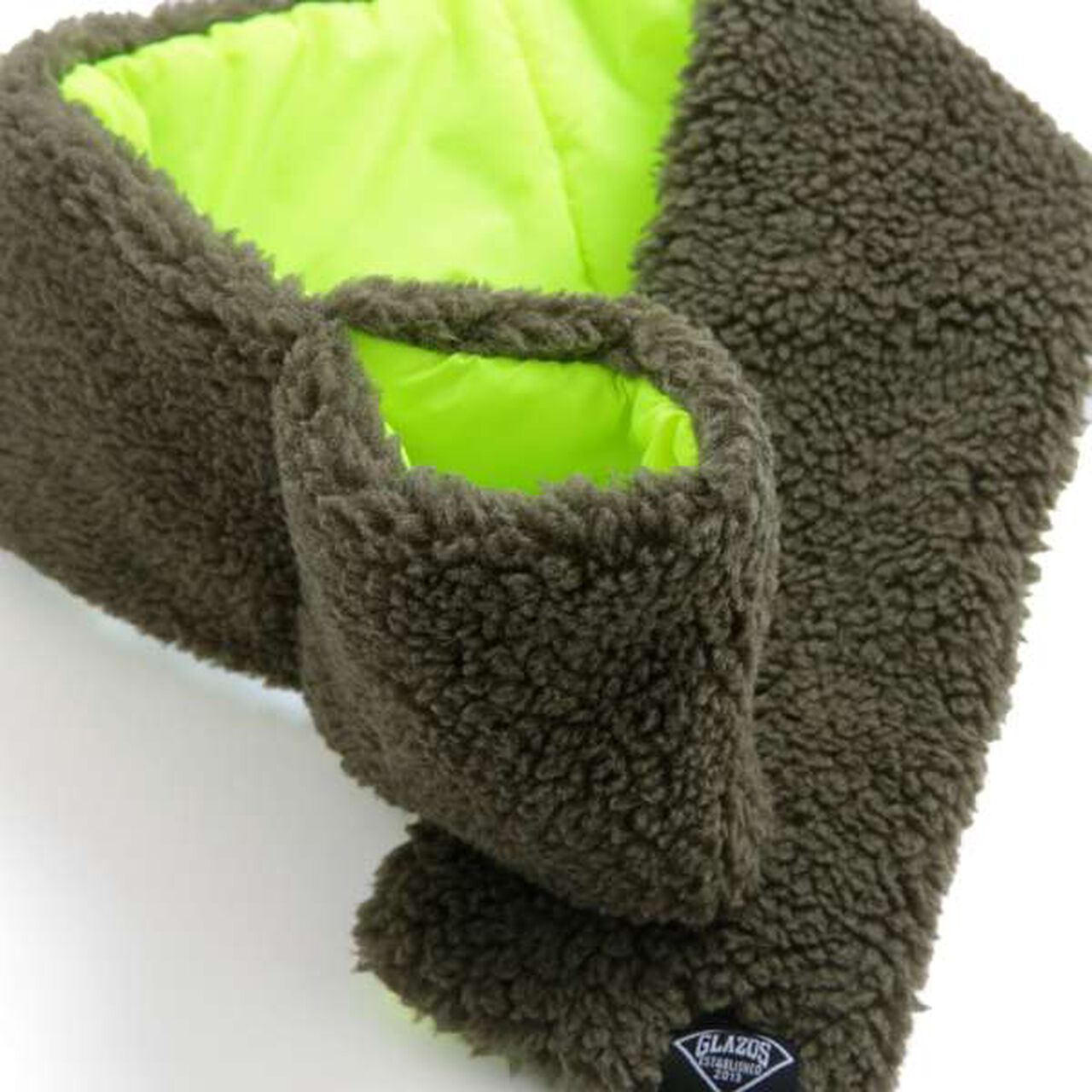 Fleece Scarf,Black, large image number 3