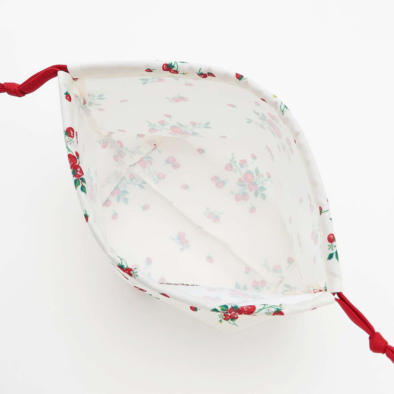 Wild Strawberry Lunch Bag,Pearl white, large image number 5